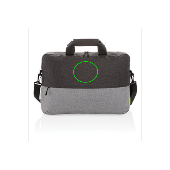Borsa porta PC RFID 15,6" RPET Duo color senza PVC
